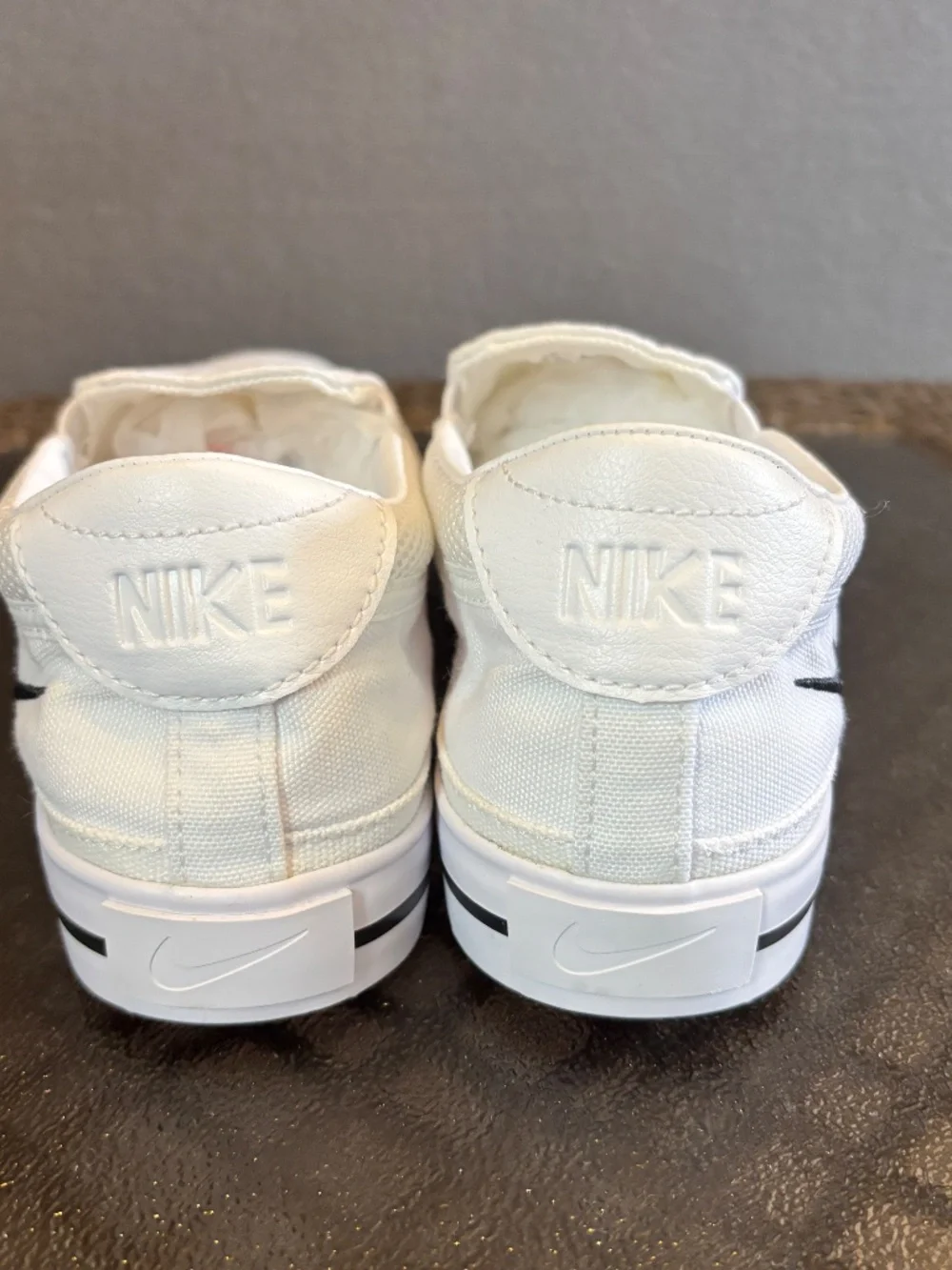 Nike Court Legacy Slip On Canvas Loafer Sneakers Size 9.5